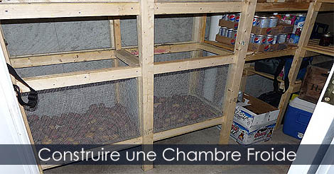Préservation des Légumes et entreposage des conserves - Construire une Chambre Froide