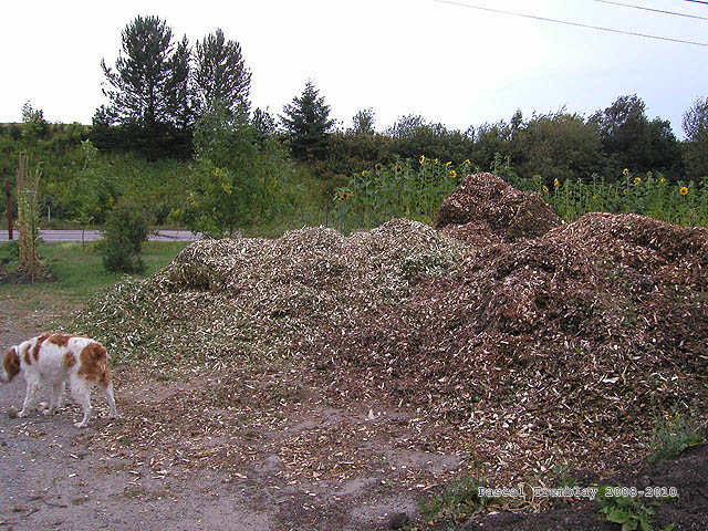 Faire du BRF - Faire du Paillis - Compost - Broyage du bois - Paillis décoratifs