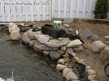 Faire une Cascade d'eau de bassin - Plan de cascade pas cher