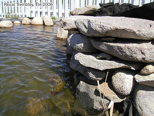 larmier pour bassin - Amnager une Cascade d'eau au jardin - Chute au bassin extrieur