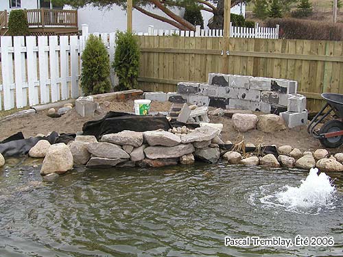 Cascade d'eau pour jardin aquatique - Cascade artificielle pour tang