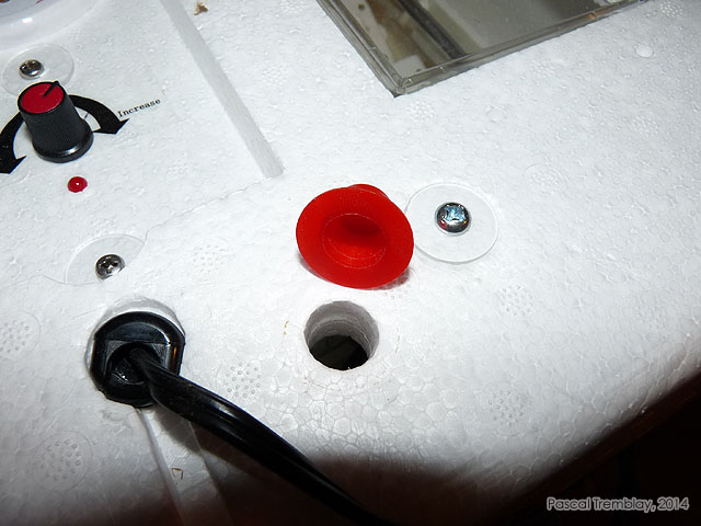 Aération couveuse - Aération incubateur - Bouchon ventilation incubateur