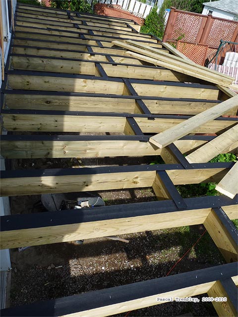 Comment construire une Terrasse Patio - Bande Parapluie