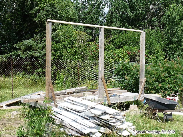 Un abri  bois - Ide pour le schage du bois