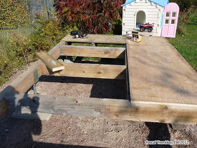 Faire la base d'une remise  bois - Faire la base d'un abri  bois