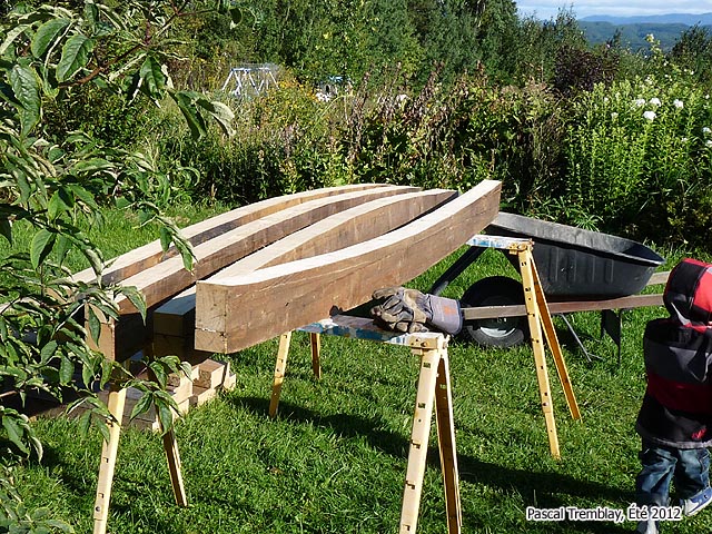 Teindre un Pont de bois - Pont Arqué en Aménagement Paysager