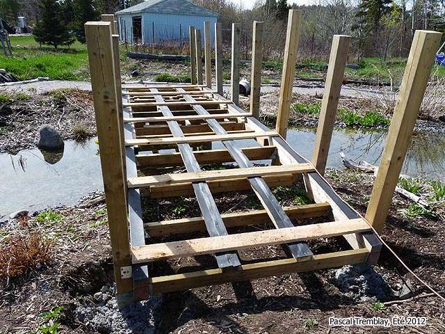 Tablier de Pont en Cèdre - Pont de Jardin pas cher