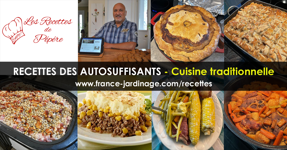 Recettes cuisine traditionnelle ou d'antan