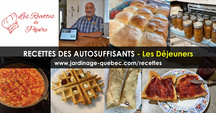 Déjeuners - Les Recettes des Autosuffisants