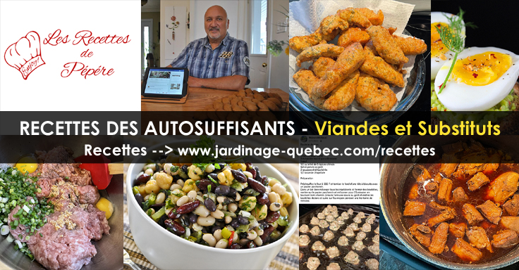 Viandes et Substituts - Les Recettes des Autosuffisants