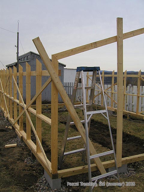 Construire une serre � tomates / Wood Greenhouse / Production de plants