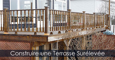 Terrasse Surélevée - Plan de Terrasse surélevée - Comment construire une Terrasse surélevée
