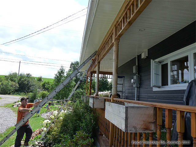 Peindre ou teindre �l�ments victoriens - Comment prot�ger les bois ext�rieurs - teindre le bois trait� - teindre un patio