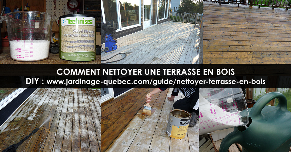 Nettoyer une terrasse