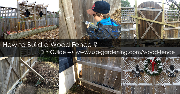 Build wood fence