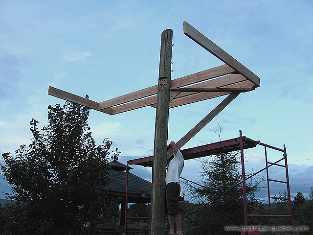 Construire une Cabane dans les arbres - Le support