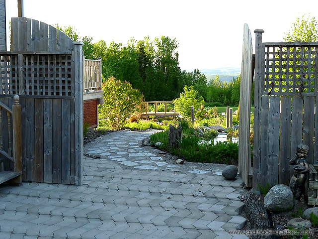 Construire une palissade clôture en bois - Idée plan