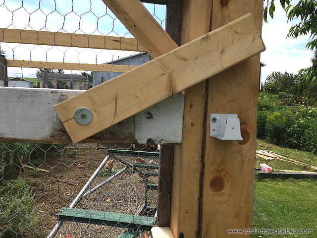 Volière et poulailler - Les portes