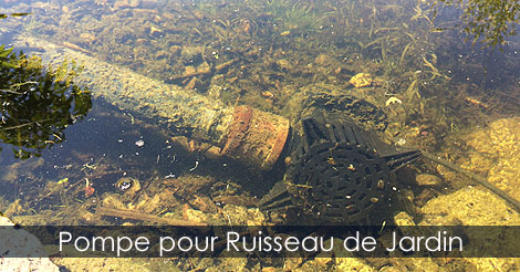 Conseils pour l'installation d'une pompe pour ruisseau cascades de bassin de jardin - Pompe pour jardin aquatique