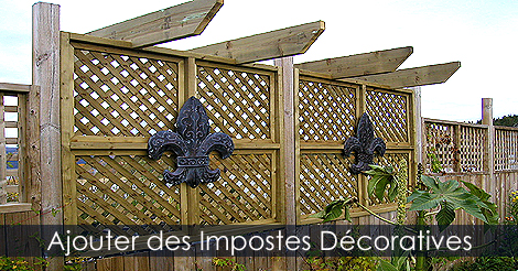 Clôture décorative