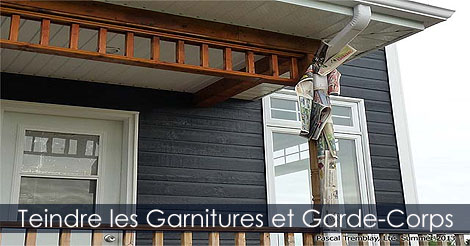 Construire et faire l'entretien d'une terrasse patio en bois - Comment teindre peindre un porche patio ou terrasse