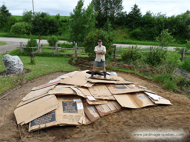 �touffer le gazon ou pelouse facilement - �liminer le gazon - Supprimer le gazon