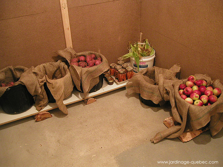 Début de la construction de la chambre froide - Photos Jardin Le Jardin des Patriotes - Pascal Tremblay La Baie Québec