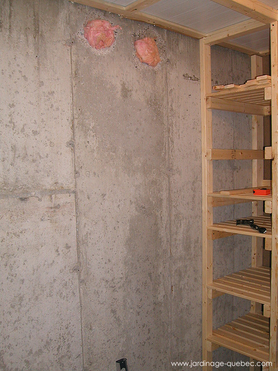 Chambre froide positive - Photos Jardin Le Jardin des Patriotes - Pascal Tremblay La Baie Québec