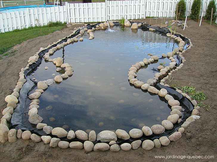 Bassin de Jardin le truc pour les bordures - Photos Jardin Le Jardin des Patriotes - Pascal Tremblay La Baie Québec