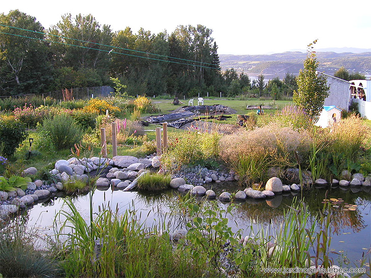 Trop plein bassin - Photos Jardin Le Jardin des Patriotes - Pascal Tremblay La Baie Québec