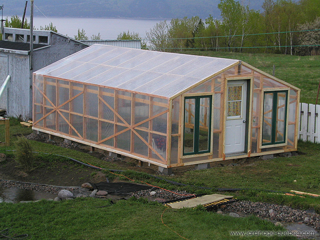 Construire une Serre - Photos Jardin Le Jardin des Patriotes - Pascal Tremblay La Baie Québec