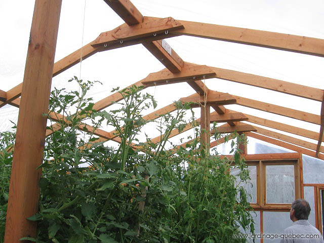 Serre de jardin en bois - Étapes plan de construction