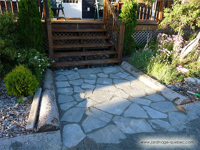 Comment paver un sentier, une all�e ou un chemin avec des pierres naturelles en granite