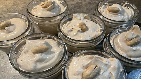 Mousse au beurre d'arachide