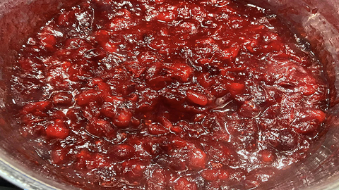 Recette de Sauce aux canneberges