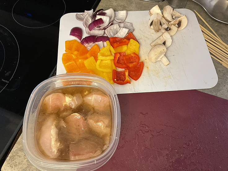 Brochettes de Poulet