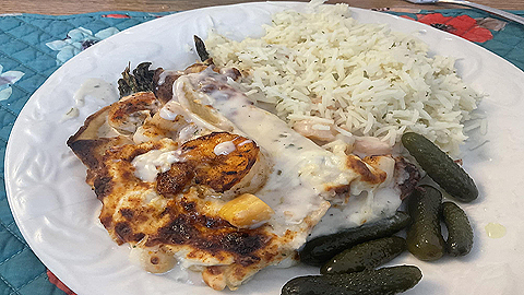 Crêpes aux fruits de mer