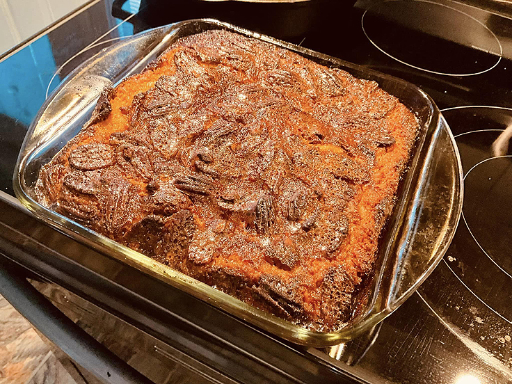 Carrés à l'érable et pacanes