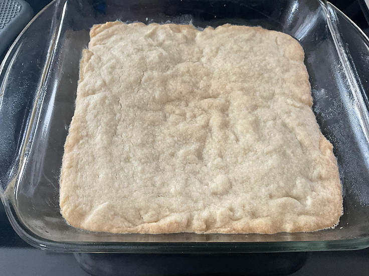 Recette de Carrés tarte au sucre