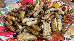 Pommes de terre parmesan et ail