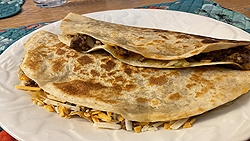 Recette de Quesadillas cheeseburger