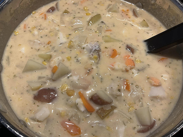 Recette de Chaudrée de fruits de mer