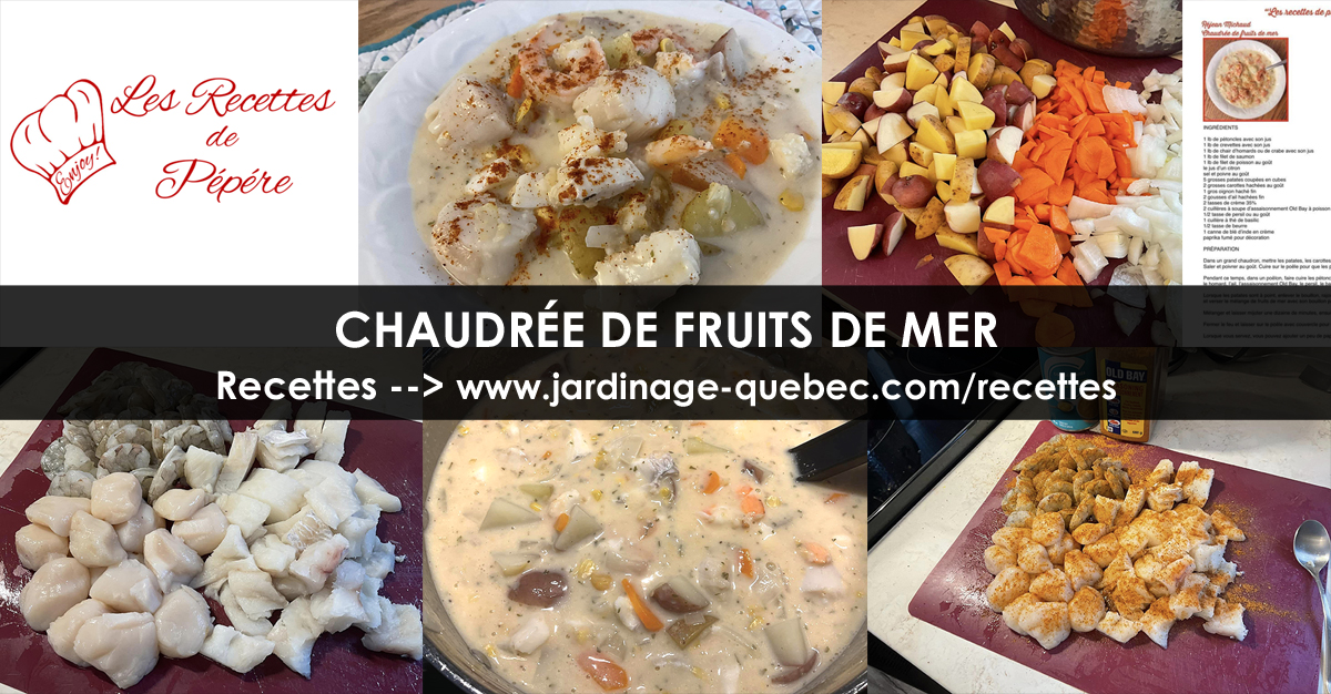 Chaudrée de fruits de mer
