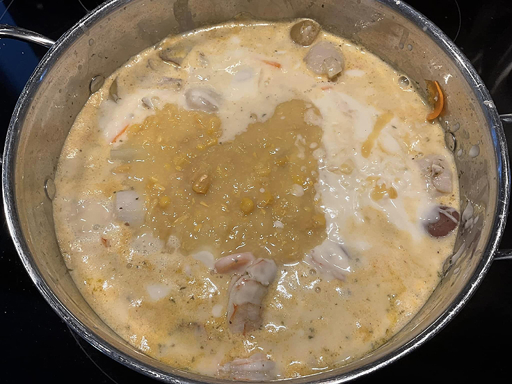 Chaudrée de fruits de mer