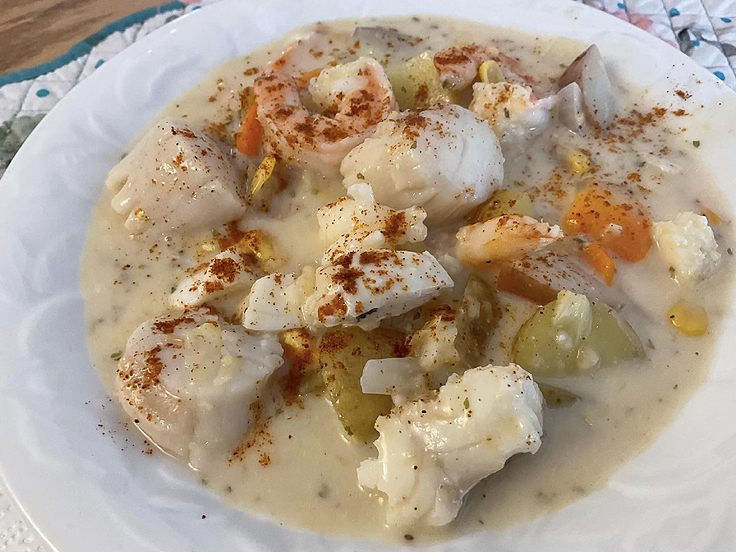 Chaudrée de fruits de mer