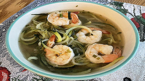 Recette de Soupe Thaï Crevettes