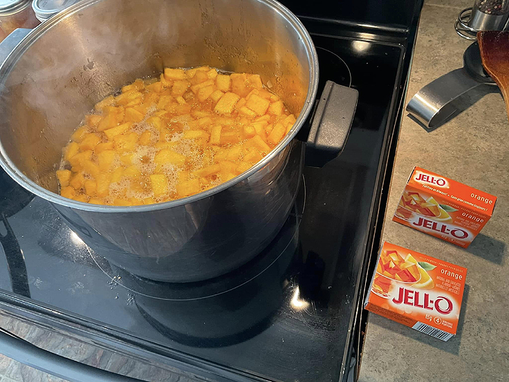 Recette de Confiture à la citrouille et ananas