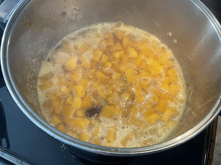 Confiture à la citrouille et ananas