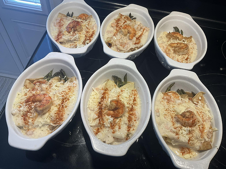 Crêpes aux fruits de mer