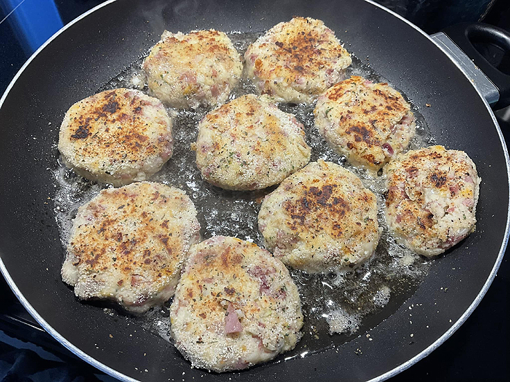 Croquettes de jambon et pommes de terre